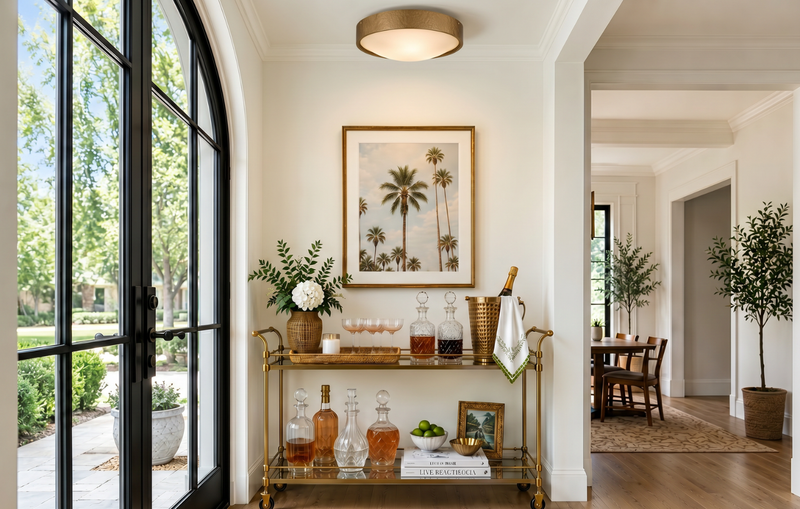 Lighting Ideas for Home Bars and Beverage Stations
