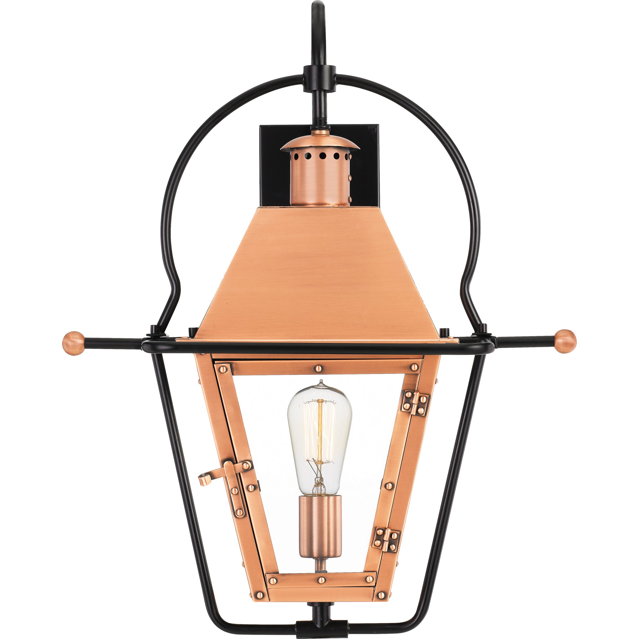 Rue De Royal Copper Wall Light with Arch Frame