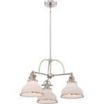 Grant Chandelier with Opal Etched Glass