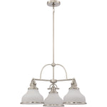 Grant Chandelier with Opal Etched Glass