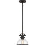 Grant Mini Pendant with Clear Seeded Glass