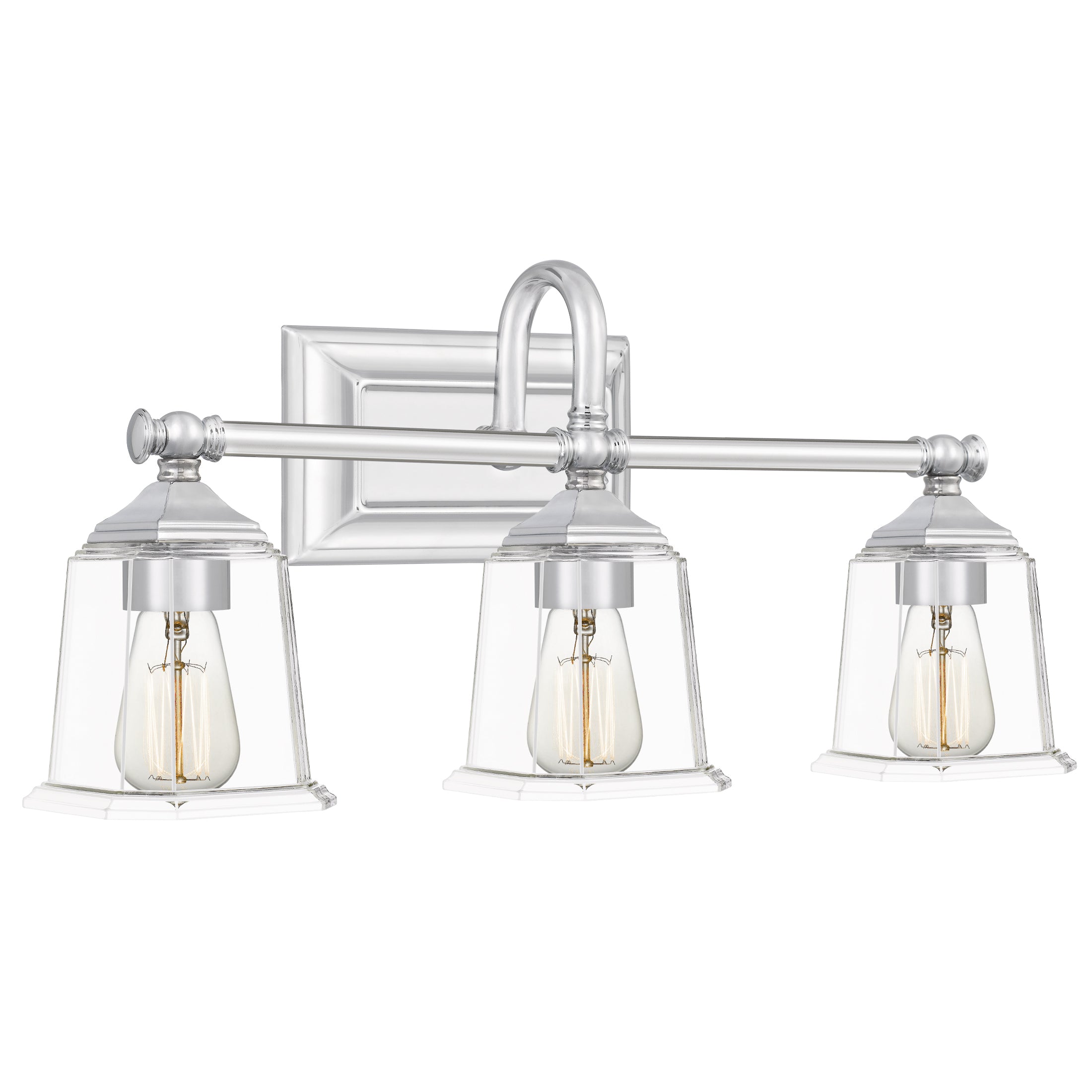 Nicholas Bath Light with Clear Glass