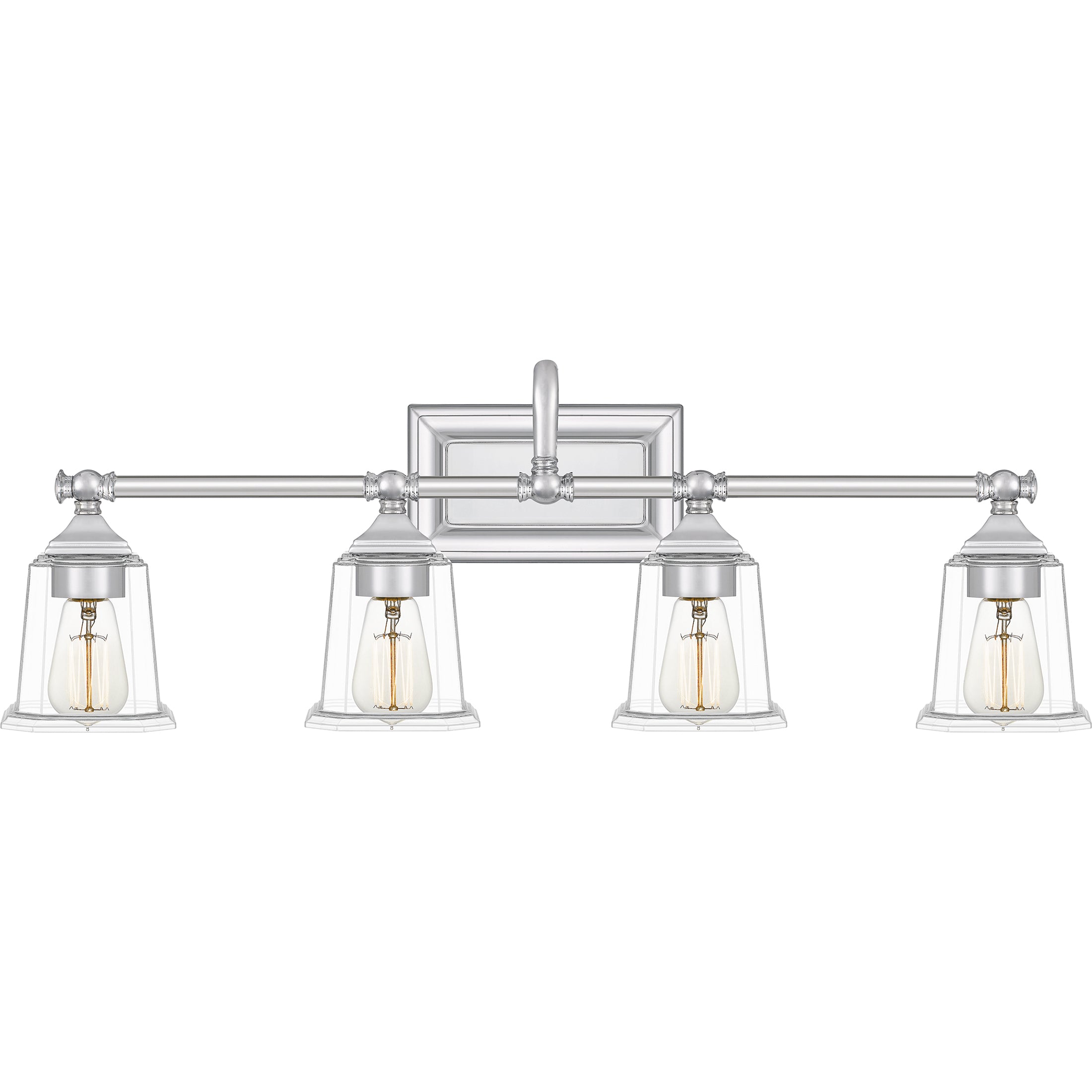 Nicholas Bath Light with Clear Glass