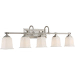 Nicholas Bath Light with Etched Glass