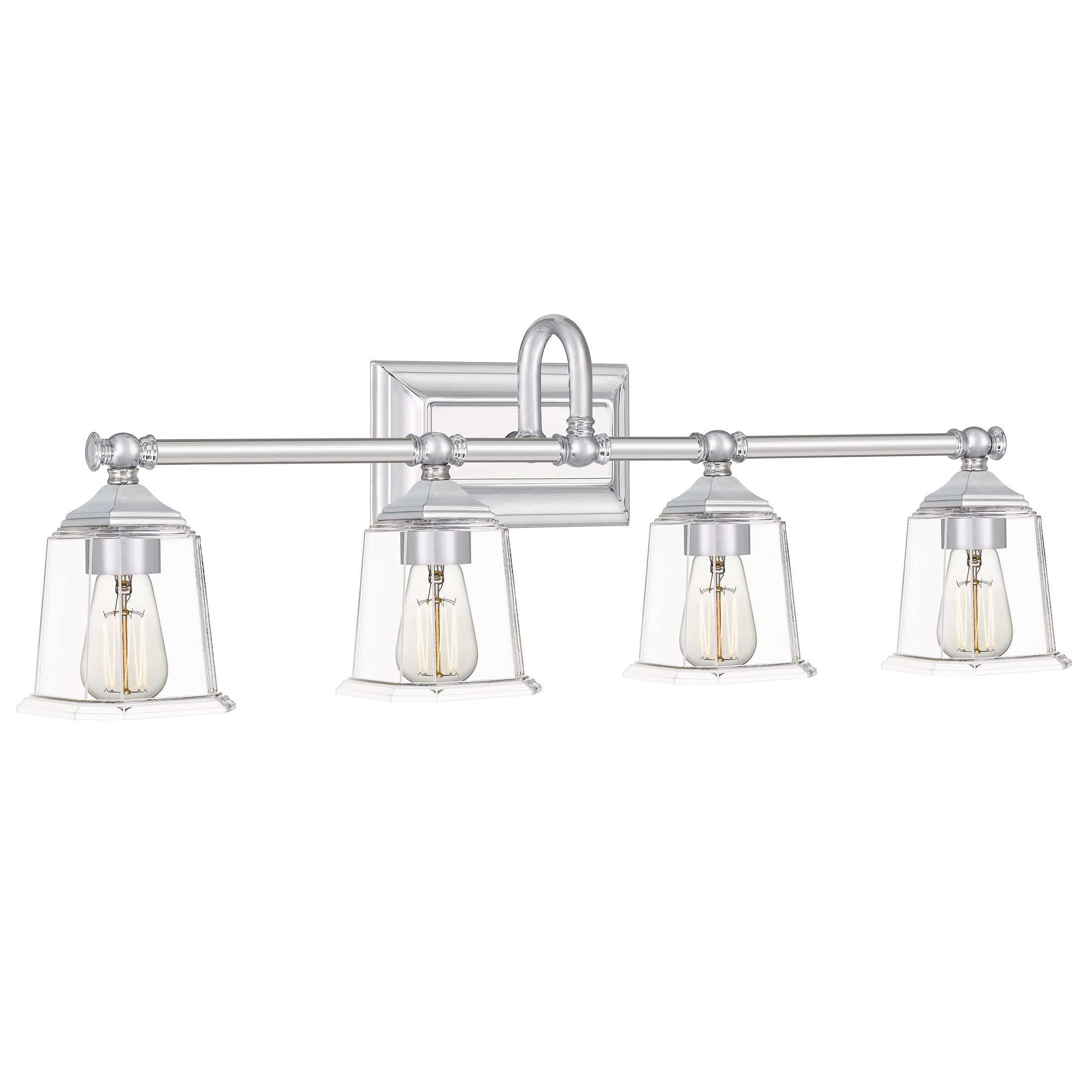 Nicholas Bath Light with Clear Glass