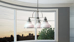 Grant Chandelier with Opal Etched Glass