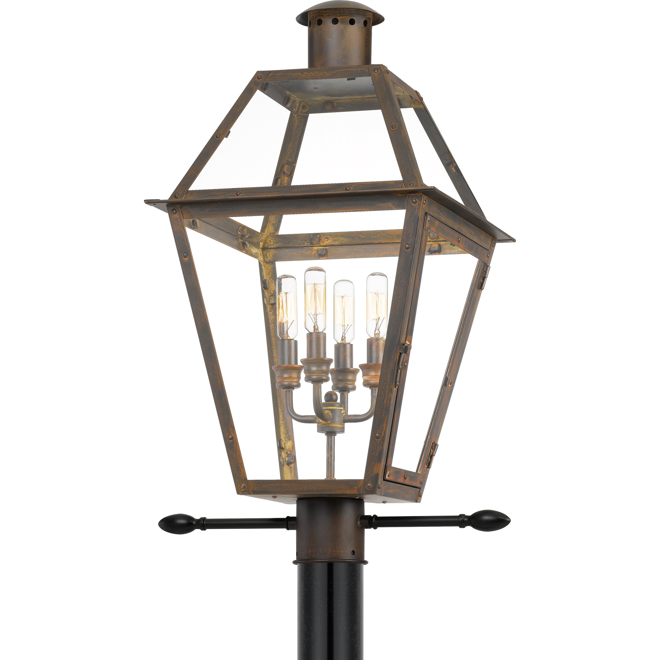 Rue De Royal Steel Post Light
