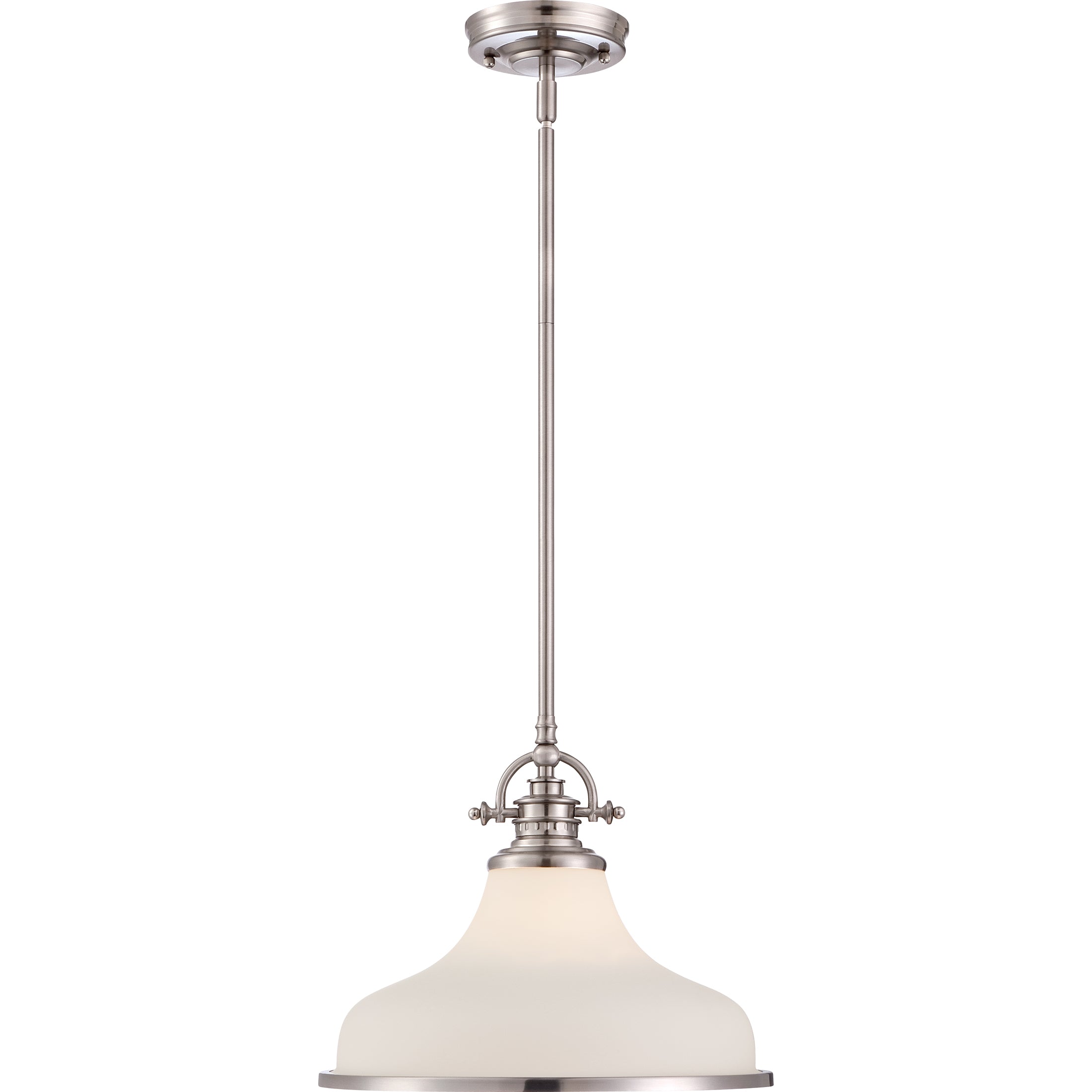 Grant Pendant with Opal Etched Glass