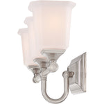 Nicholas Bath Light with Etched Glass