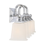 Nicholas Bath Light with Etched Glass