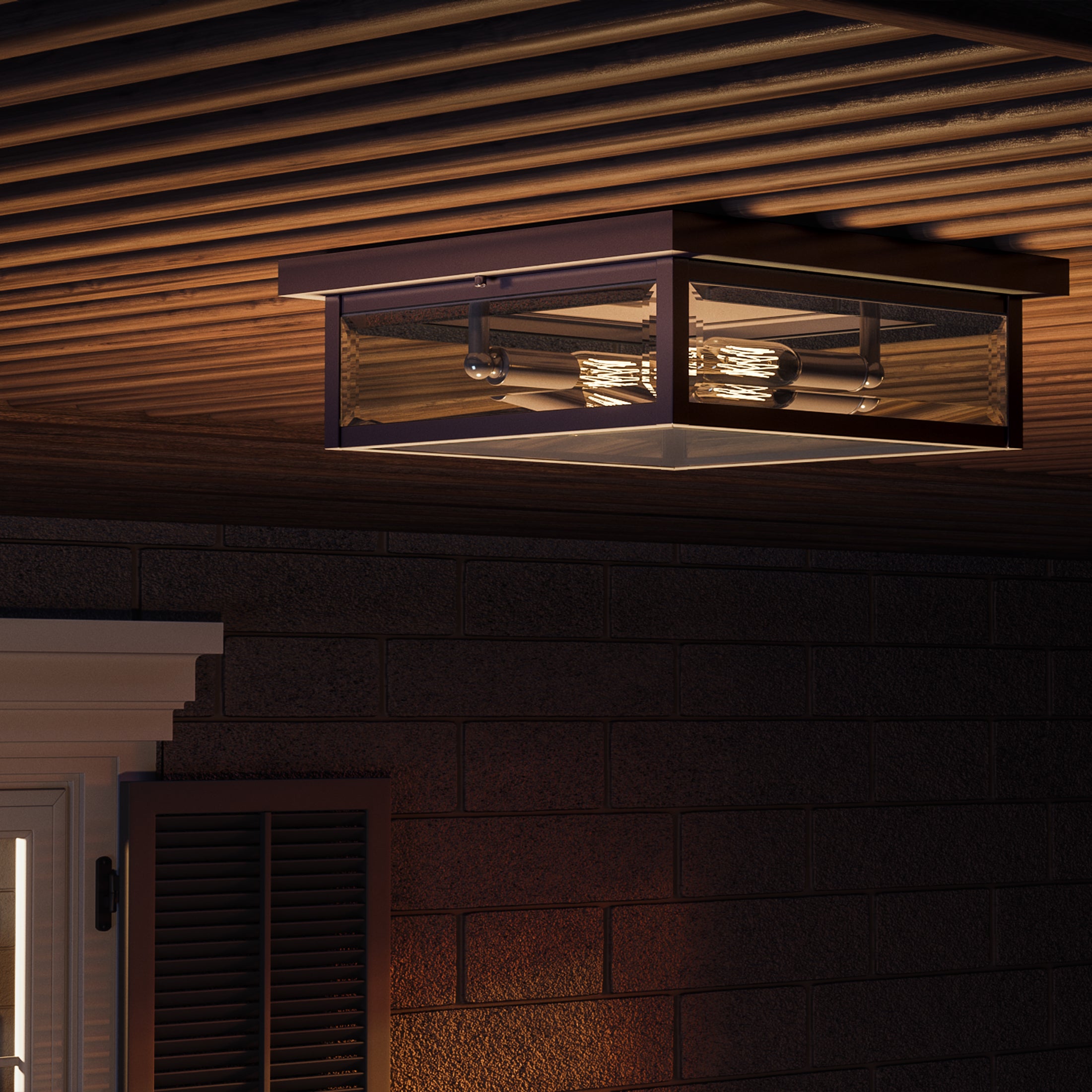 Westover Steel Outdoor Flush Mount