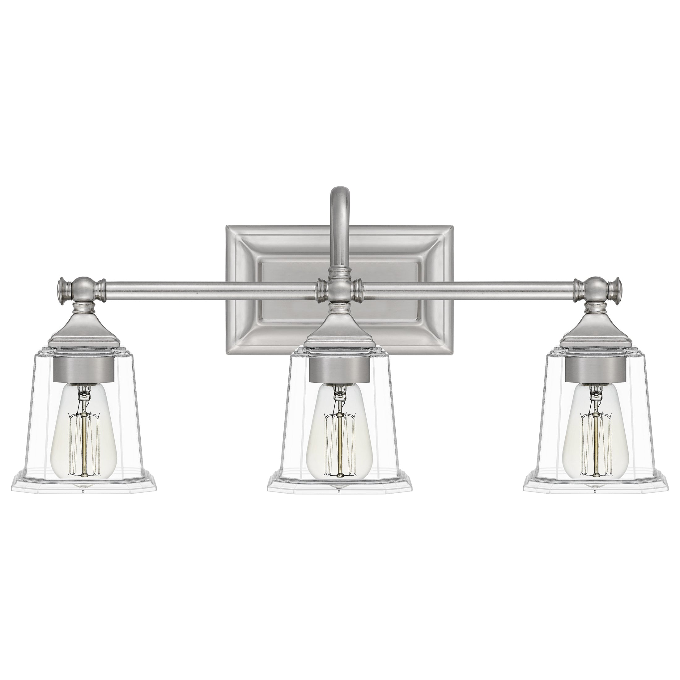 Nicholas Bath Light with Clear Glass