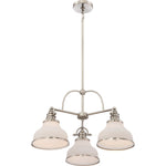 Grant Chandelier with Opal Etched Glass