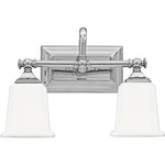 Nicholas Bath Light with Etched Glass
