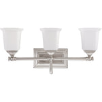 Nicholas Bath Light with Etched Glass