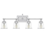 Nicholas Bath Light with Clear Glass