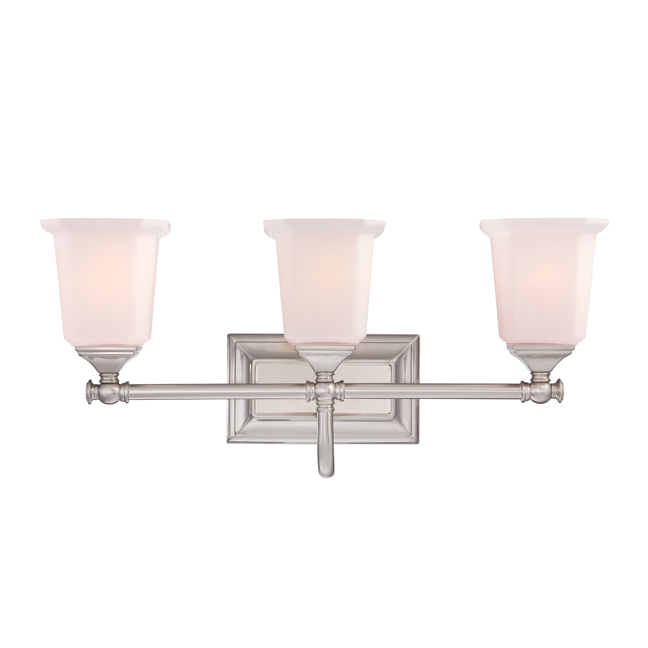 Nicholas Bath Light with Etched Glass