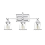Nicholas Bath Light with Clear Glass