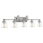 Nicholas Bath Light with Clear Glass