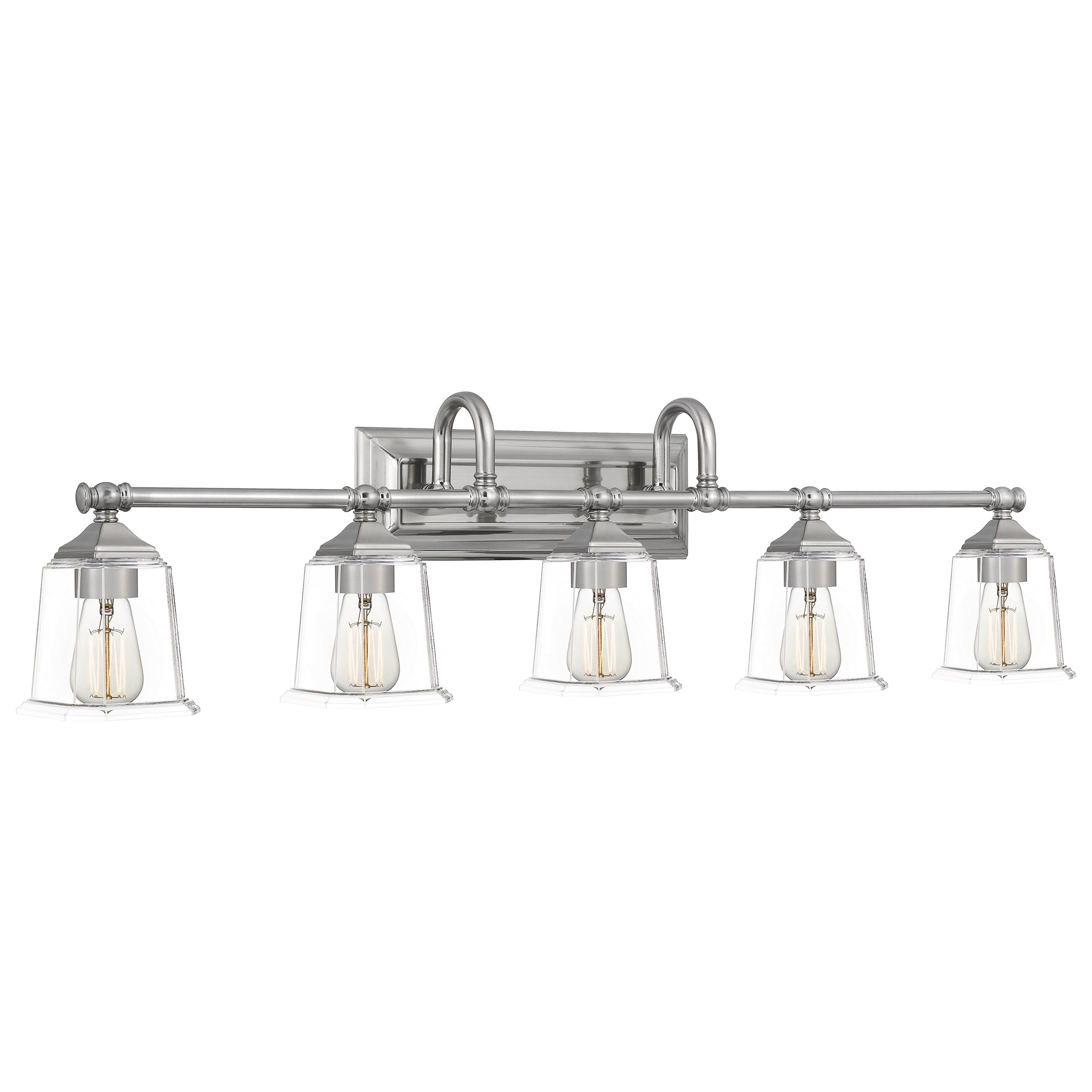 Nicholas Bath Light with Clear Glass