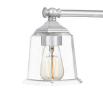 Nicholas Bath Light with Clear Glass