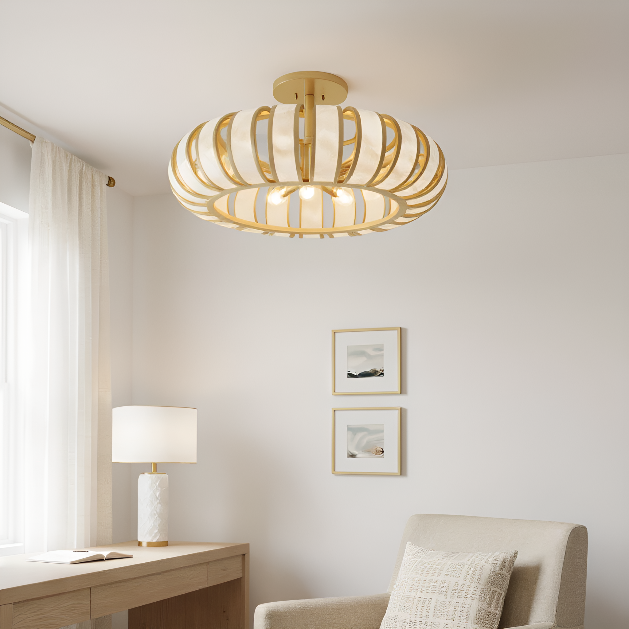 Knight Convertible Semi-Flush Mount