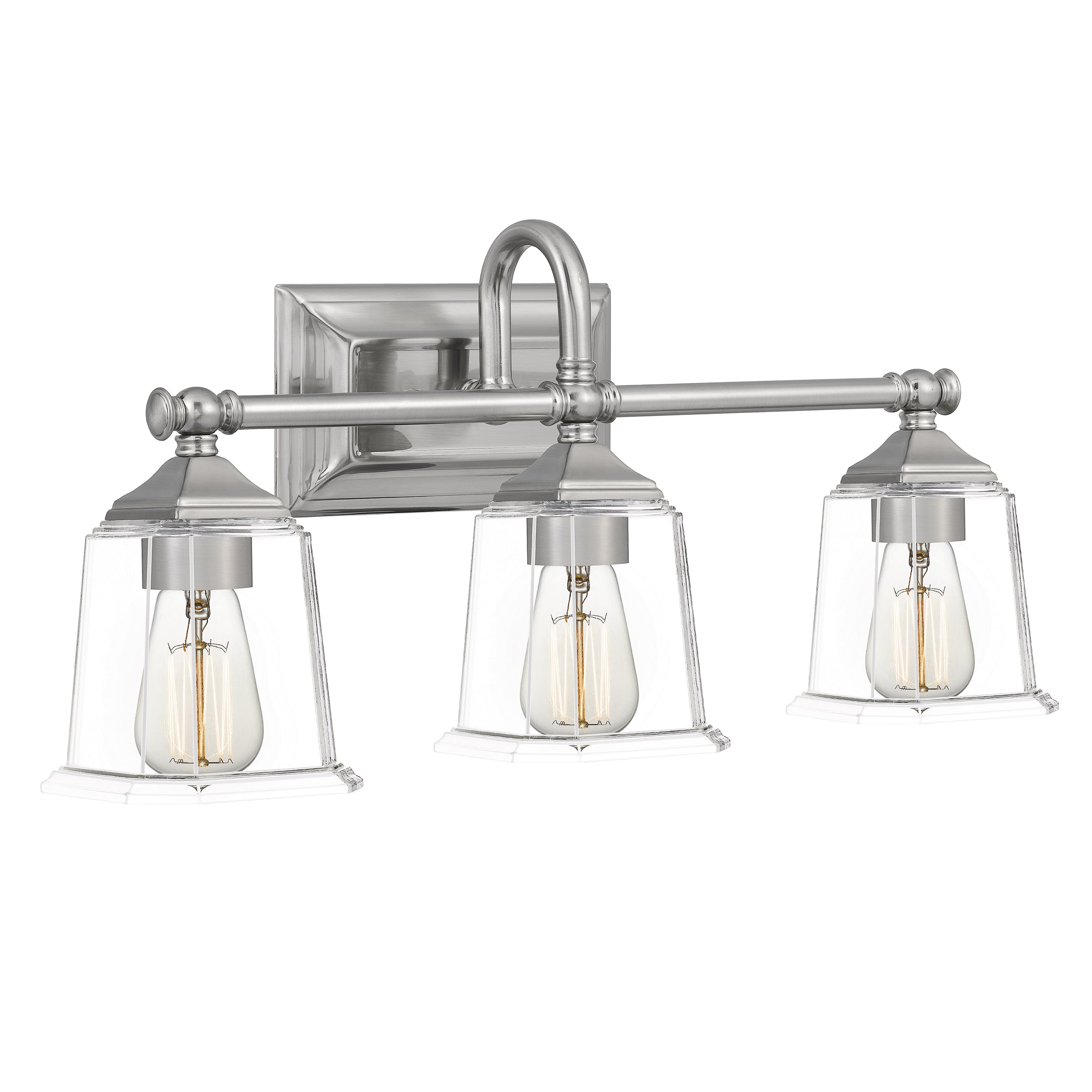 Nicholas Bath Light with Clear Glass
