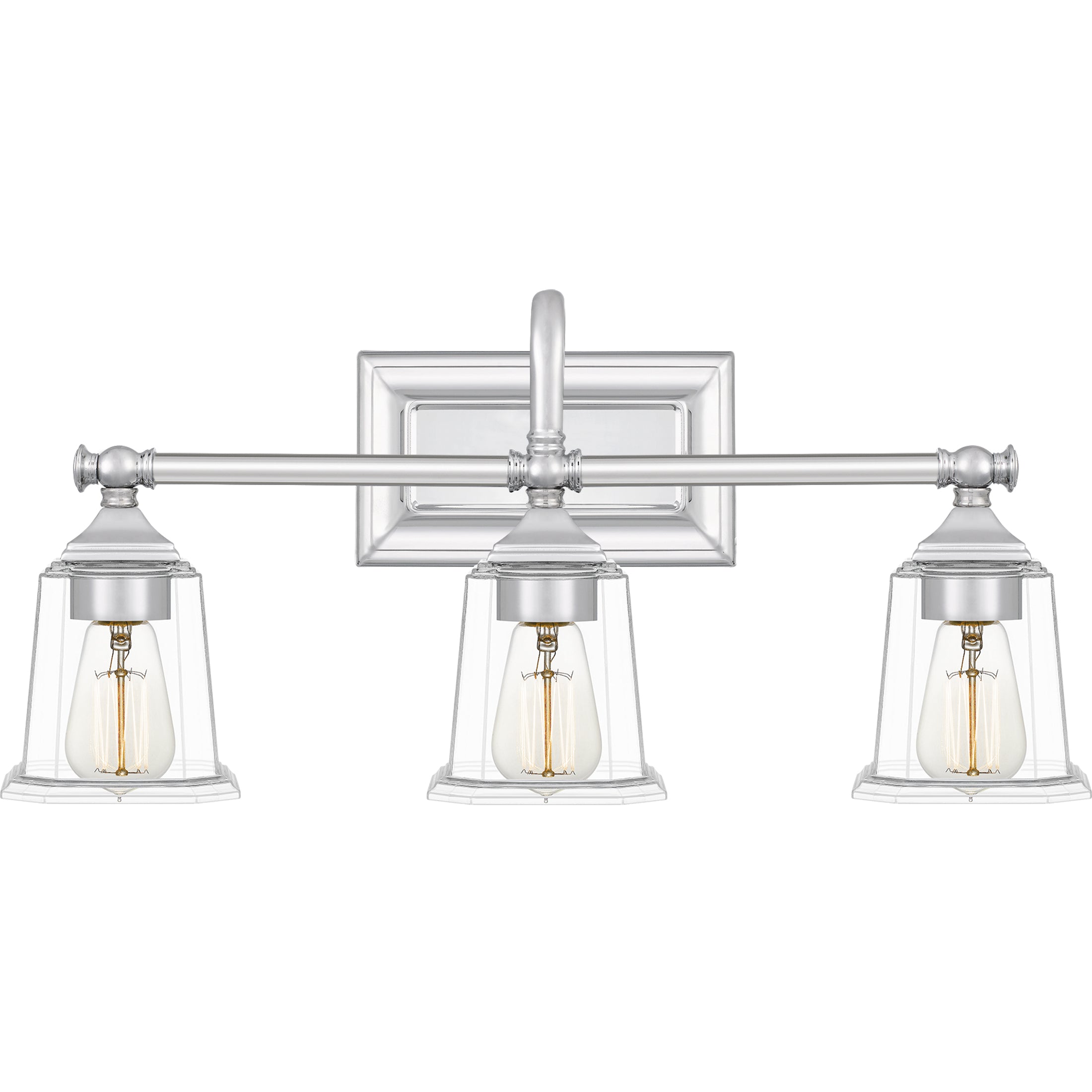 Nicholas Bath Light with Clear Glass