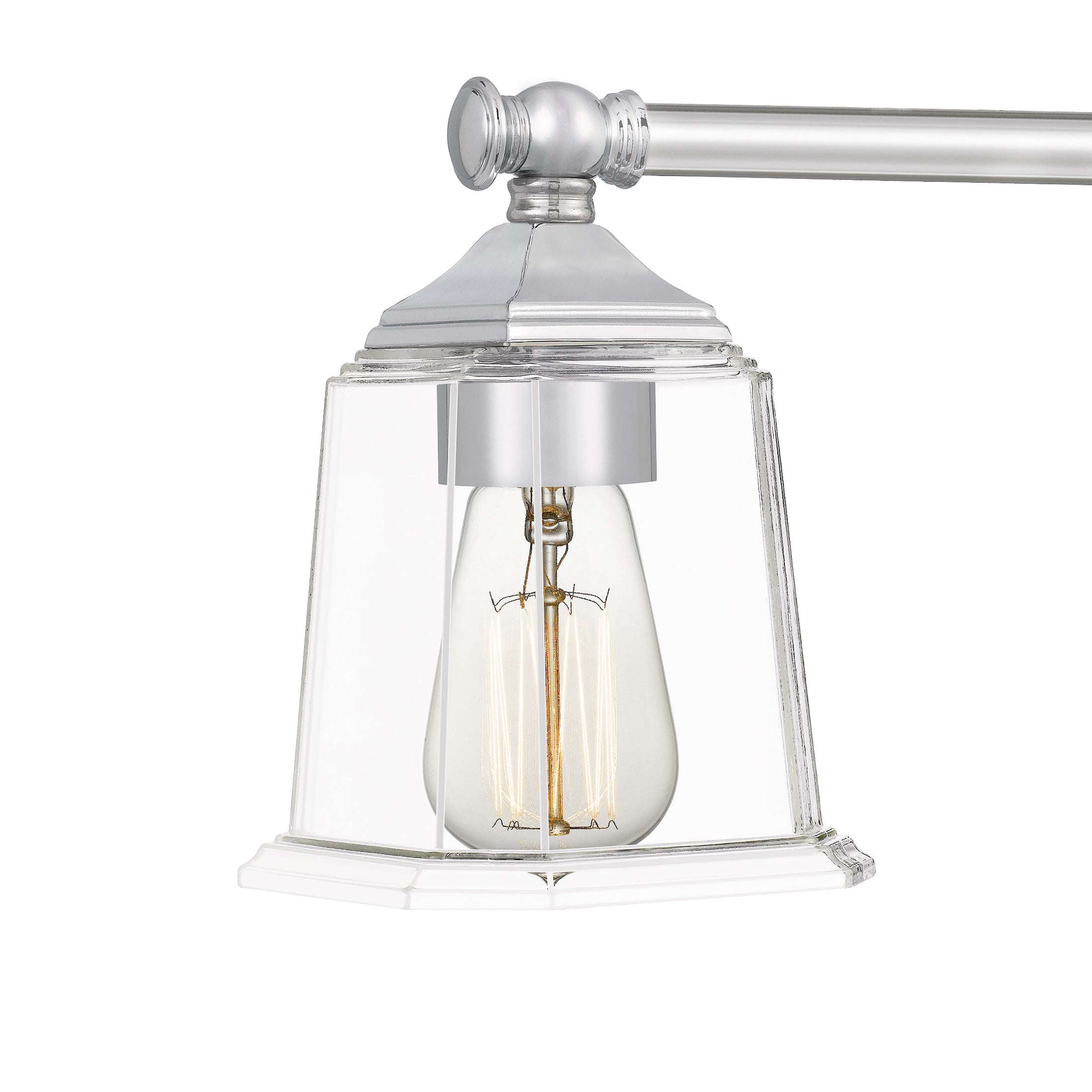 Nicholas Bath Light with Clear Glass