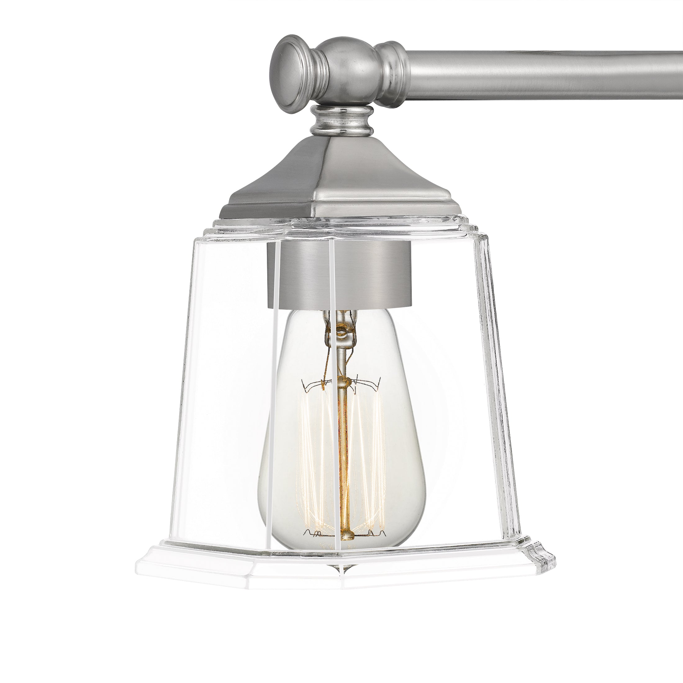 Nicholas Bath Light with Clear Glass
