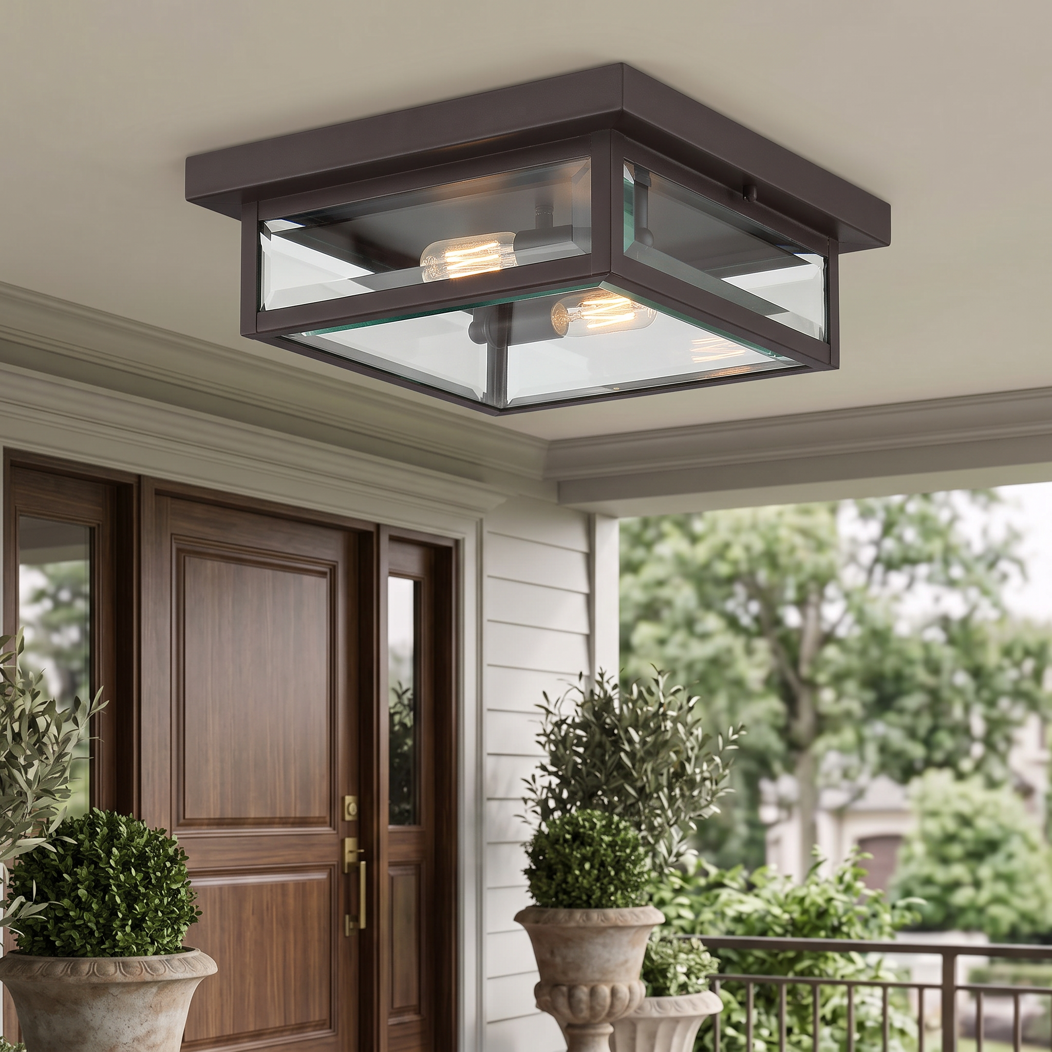 Westover Steel Outdoor Flush Mount