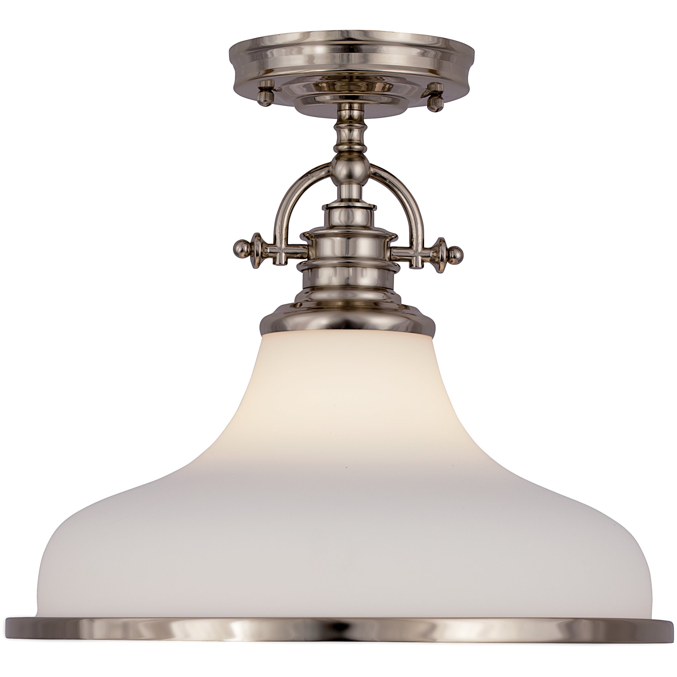 Grant Pendant with Opal Etched Glass