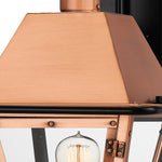Rue De Royal Copper Wall Light with Arch Frame