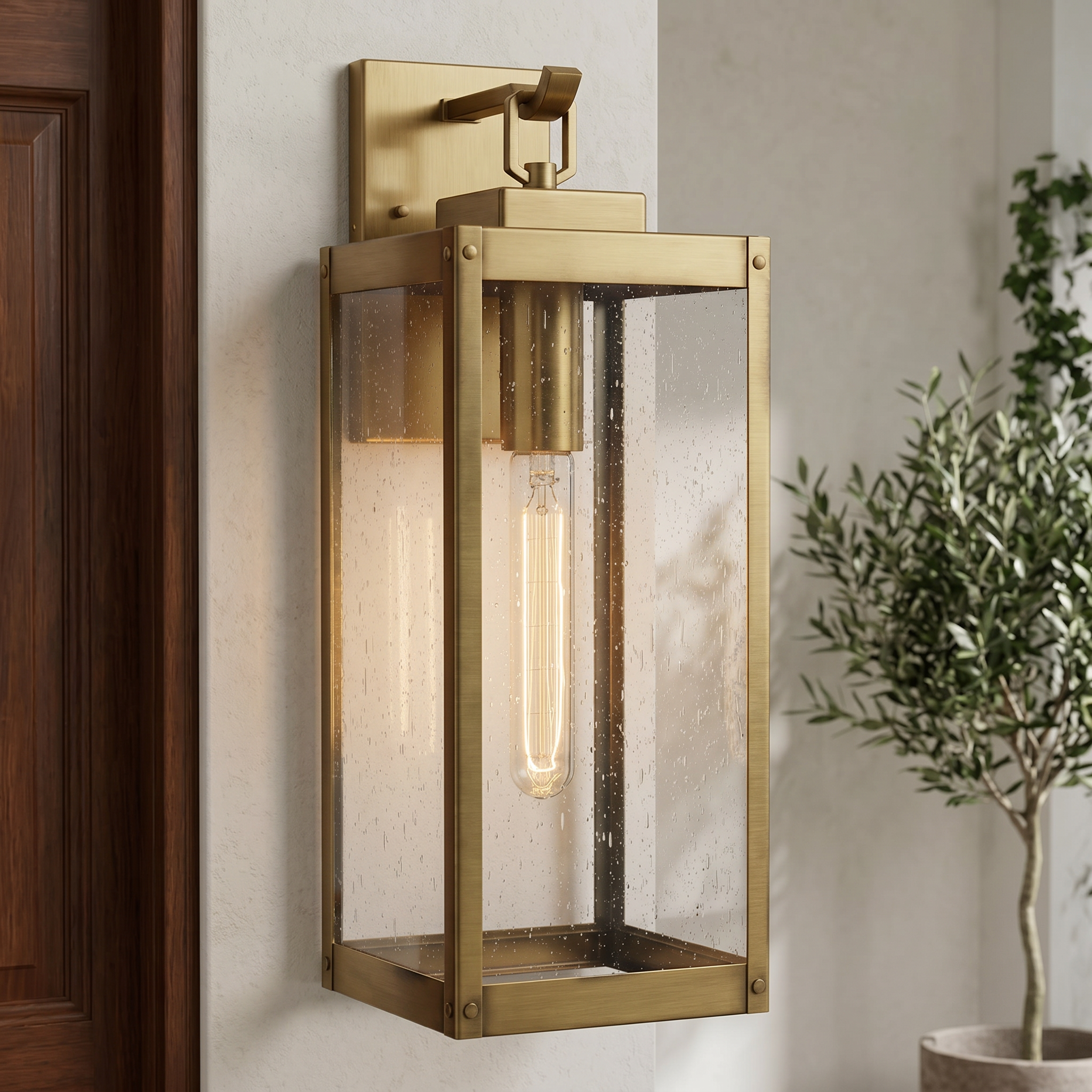 Westover Brass Wall Light