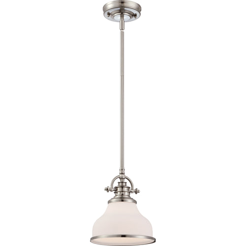 Grant Mini Pendant with Opal Etched Glass