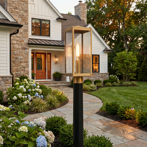 Westover Brass Post Light