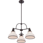 Grant Chandelier with Opal Etched Glass
