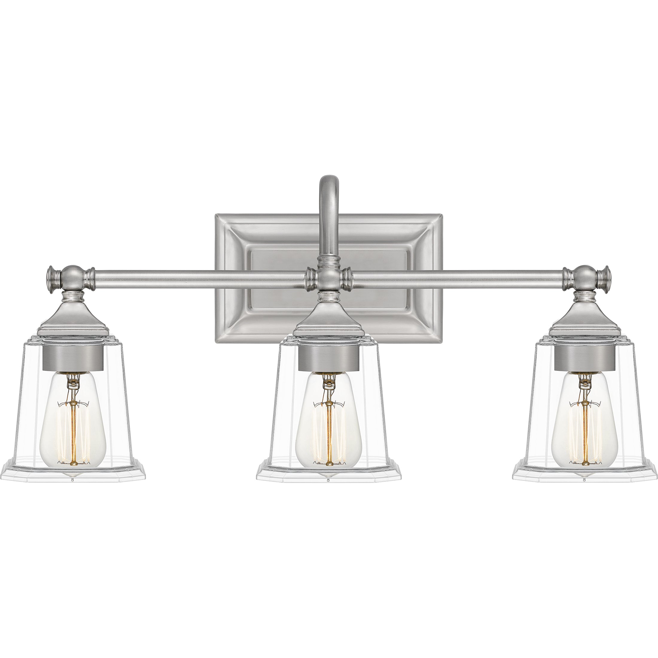 Nicholas Bath Light with Clear Glass