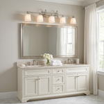 Nicholas Bath Light with Etched Glass