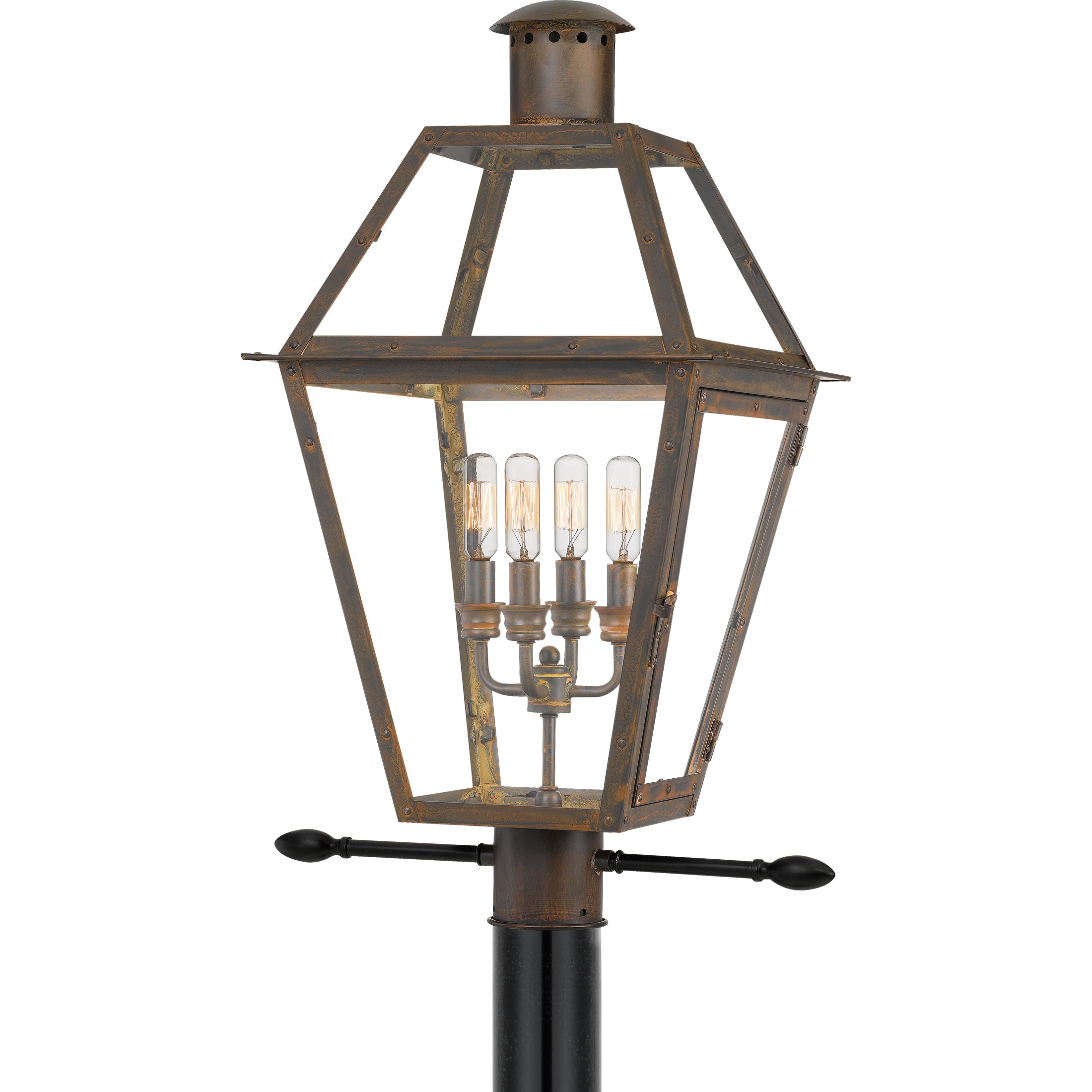 Rue De Royal Steel Post Light