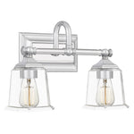 Nicholas Bath Light with Clear Glass