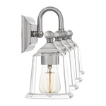 Nicholas Bath Light with Clear Glass