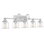 Nicholas Bath Light with Clear Glass