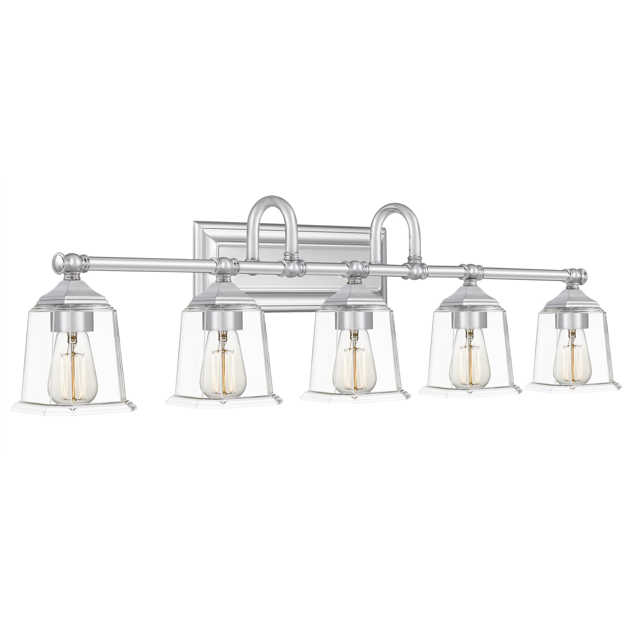 Nicholas Bath Light with Clear Glass