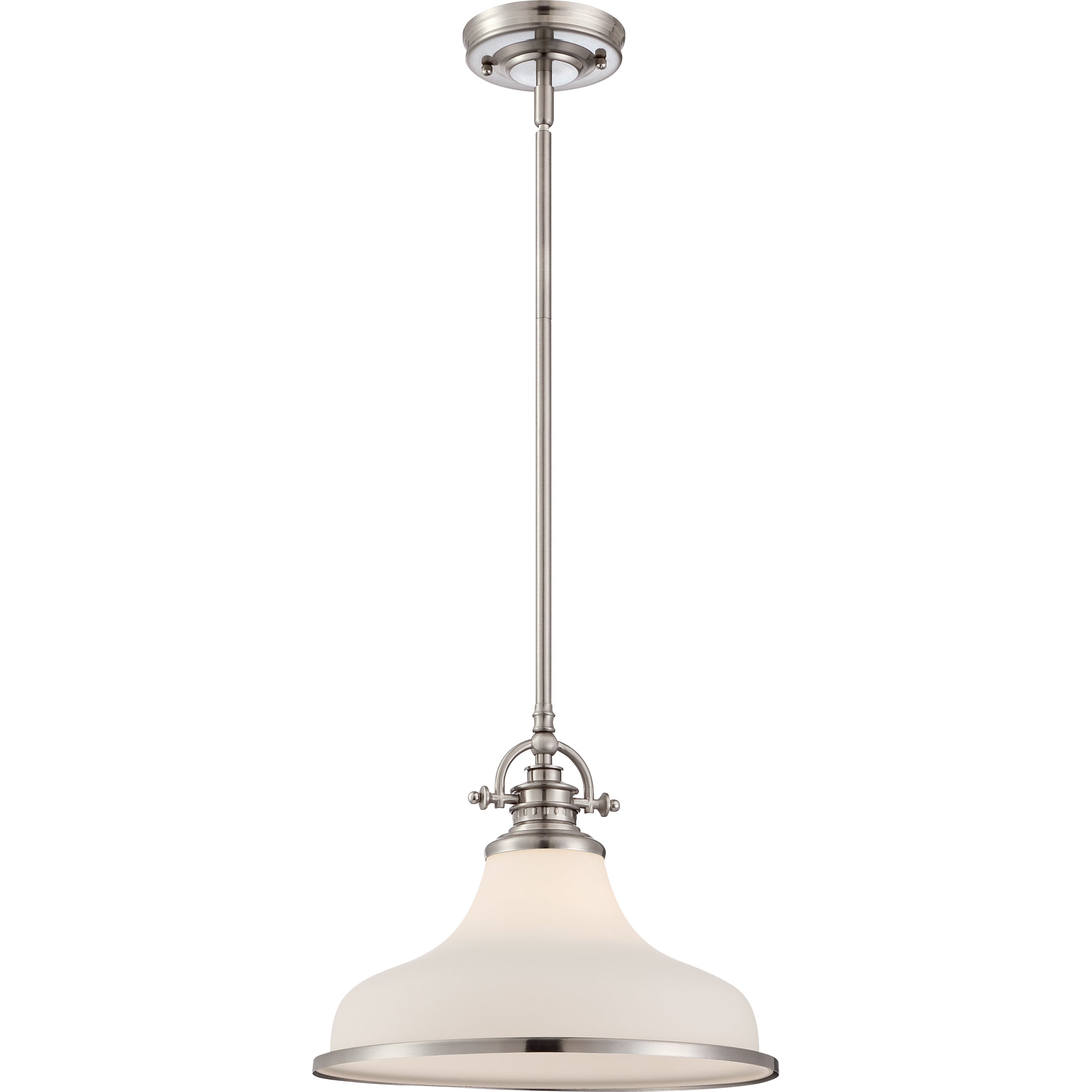 Grant Pendant with Opal Etched Glass