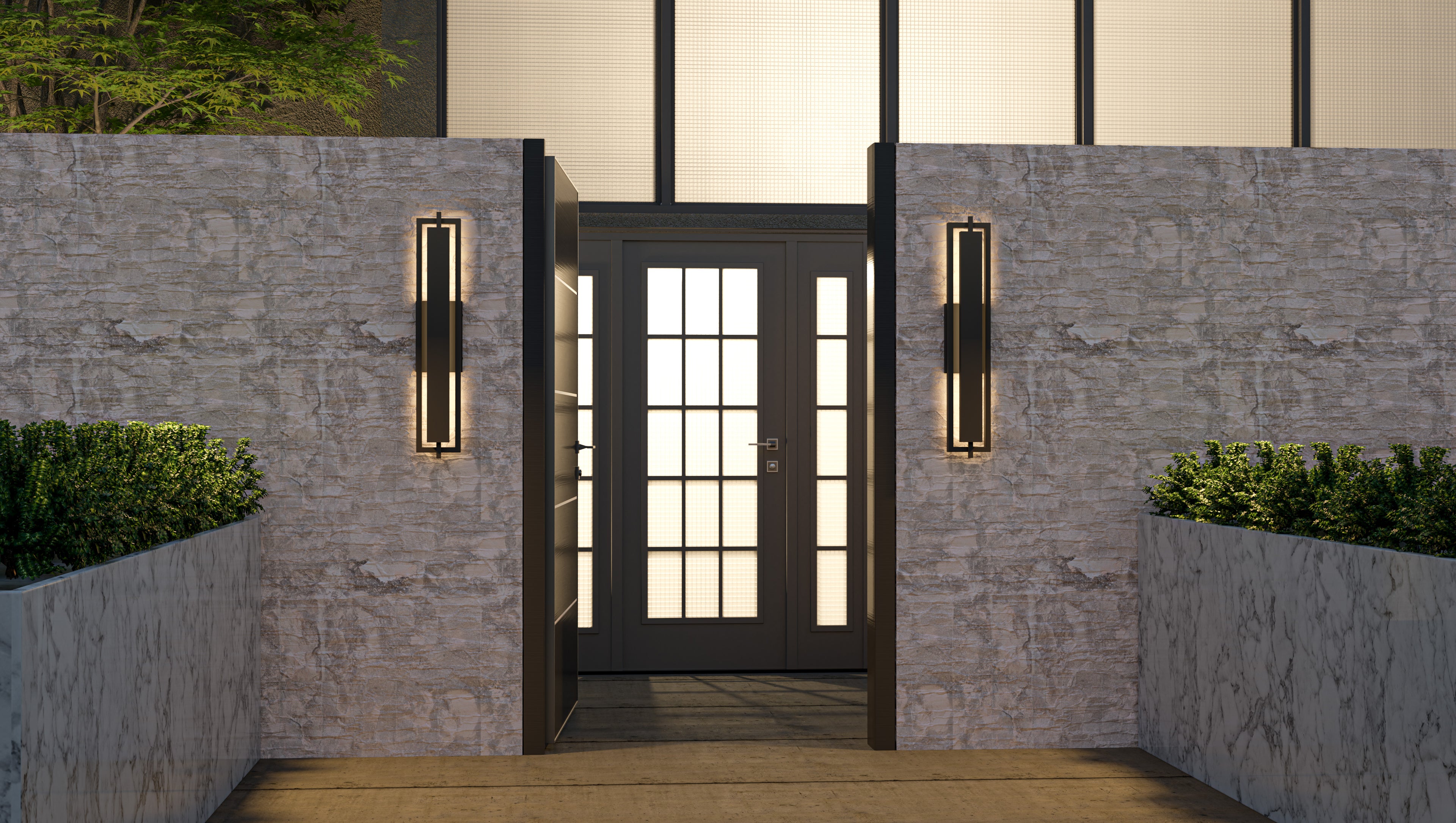 Pointsett Wall Light