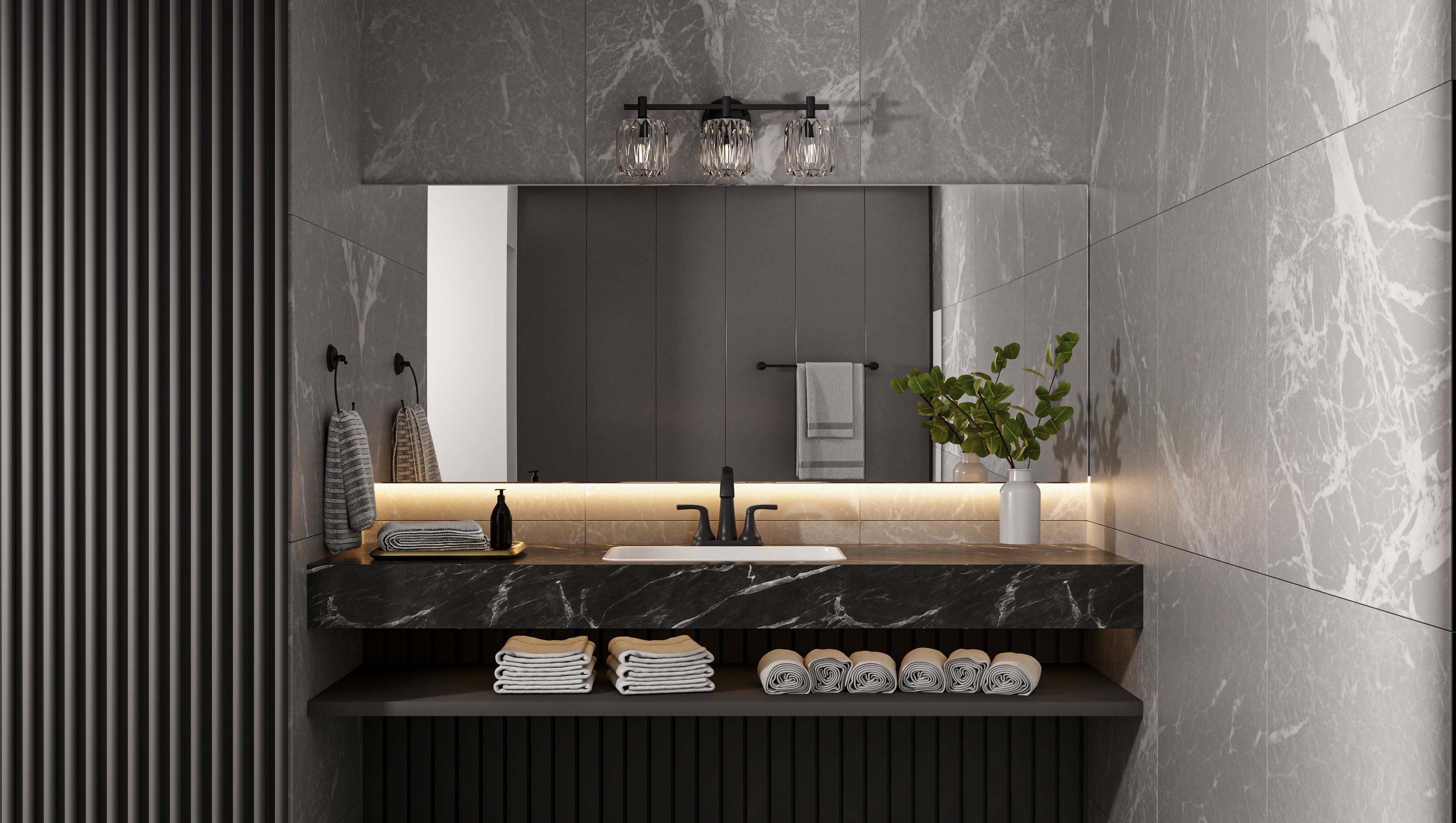 Spade Bath Light