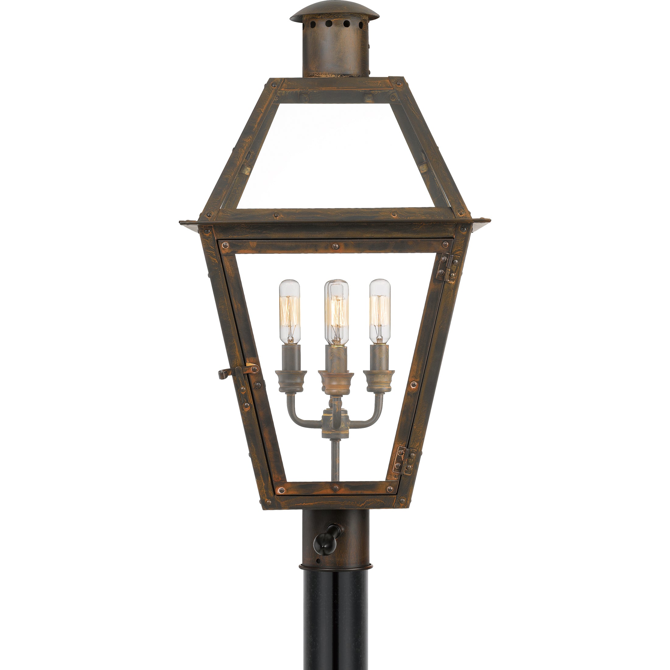 Rue De Royal Steel Post Light