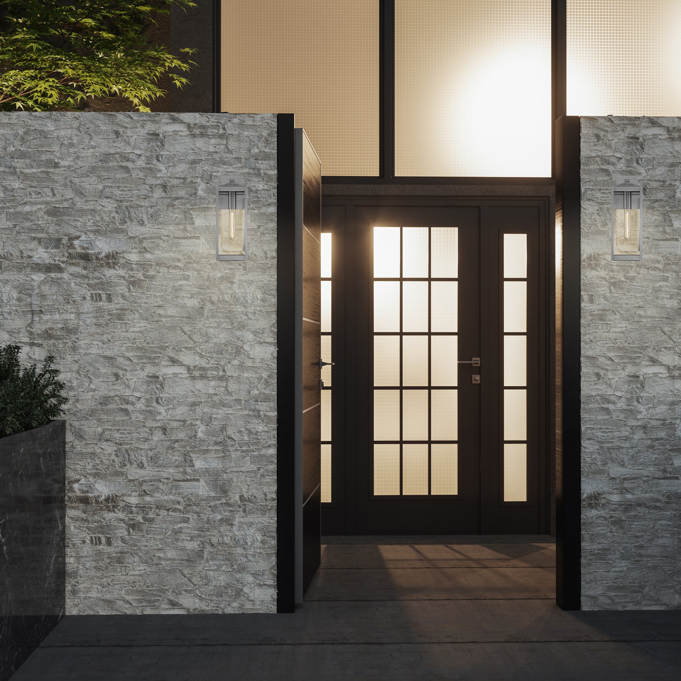Westover Stainless Steel Wall Light