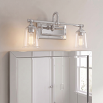 Nicholas Bath Light with Clear Glass